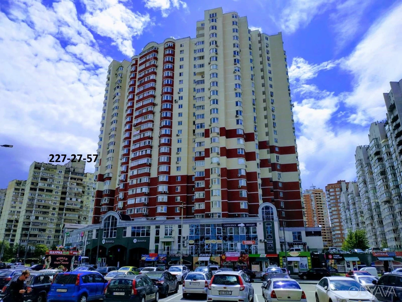 Spacious Euro-apartment 50 sq m, 20th floor, Княжий Затон 9, near Poszn metro