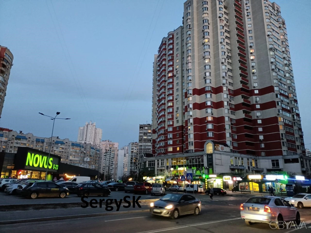Spacious Euro-apartment 50 sq m, 20th floor, Княжий Затон 9, near Poszn metro
