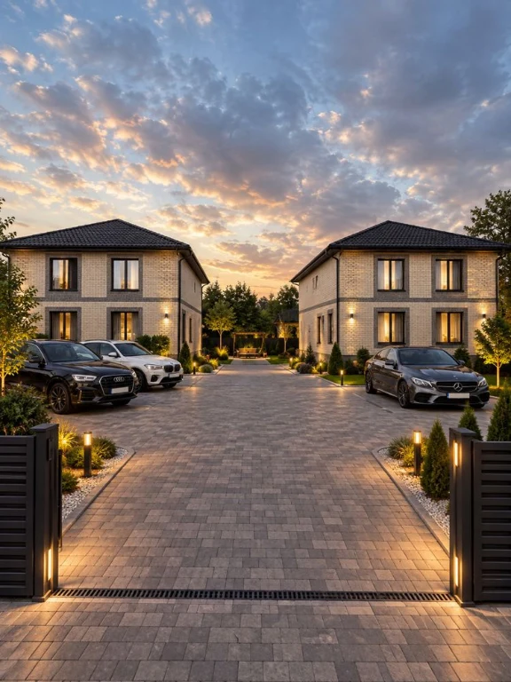 DUPLEXES on a 3.5-acre plot