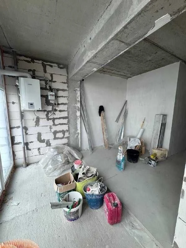 Однокомнатная в Великом Фонтане, 38 м², газ, котел, большая ло