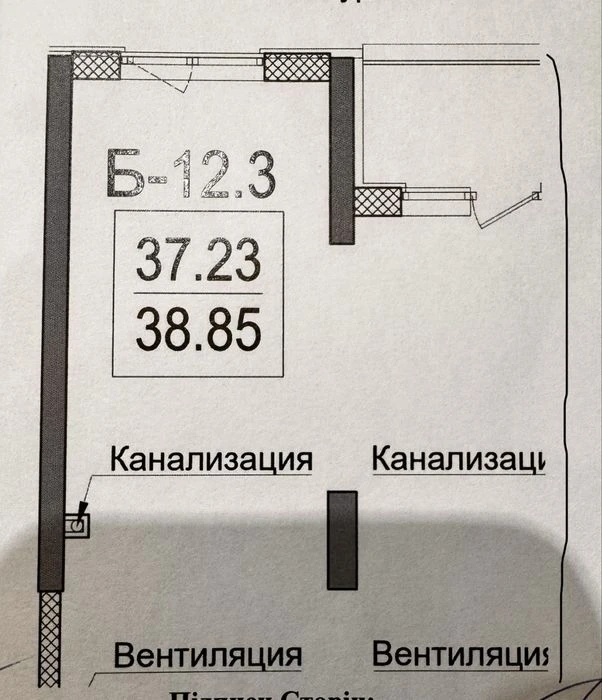 Продажа 1ком квартиры на фонтане.