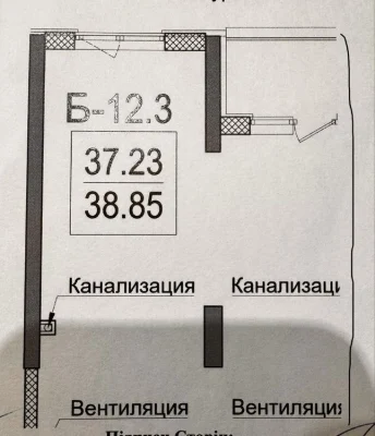 Продажа 1ком квартиры на фонтане.