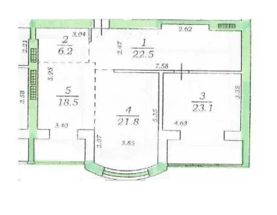 Продам квартиру возле парка Победы. 181 м.