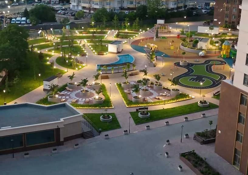 Однокомнатная квартира в ЖК "65 Жемчужина" Кадорр Сити, Краснова
