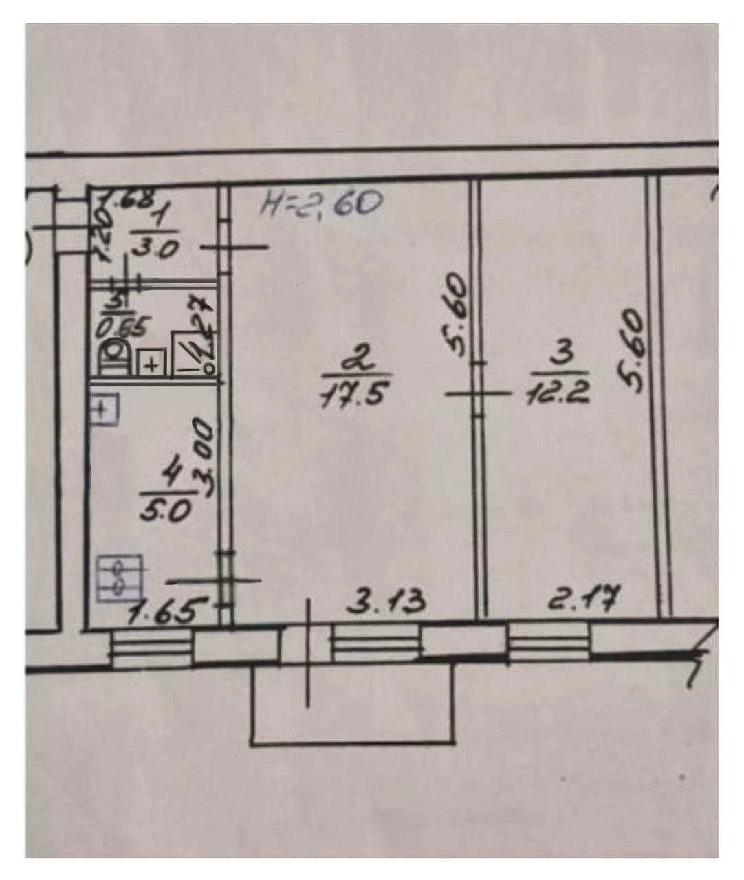 Продаж 2 кімнатної квартири, р-н Одеської, пр. Байрона.