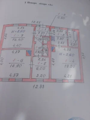 House in the city center with a privatized land plot