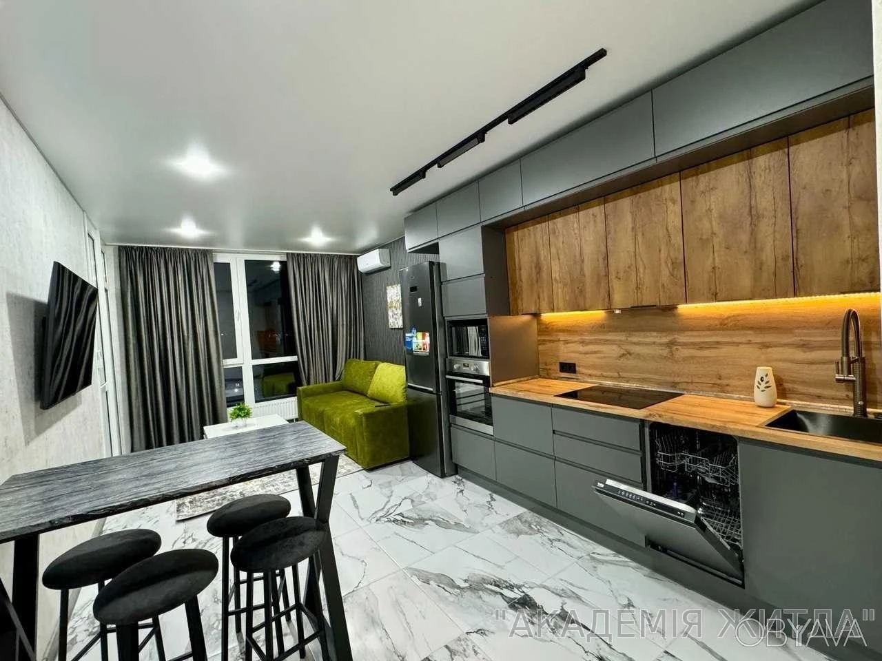 One-bedroom apartment, 55 sq.m.