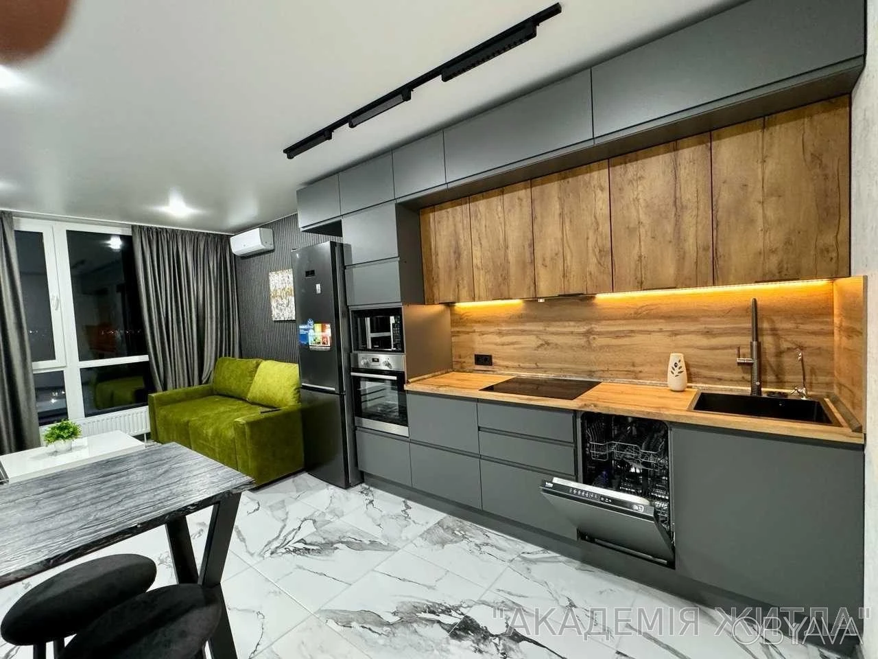 One-bedroom apartment, 55 sq.m.