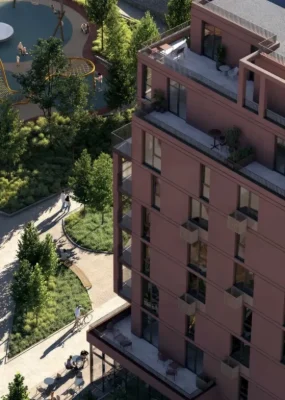 Квартира в ЖК Terra от Avalon, парковая зона, 2-комнатная