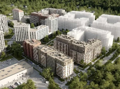 Квартира в ЖК Terra от Avalon, парковая зона, 2-комнатная