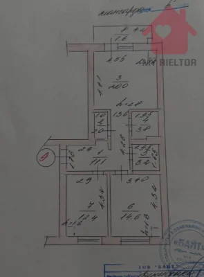Продаж двокімнатної квартири по вул.Лінтура