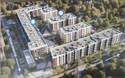 Продаж 1-кімнатної квартири від — ЖК «Нова Сторожниця» Код: