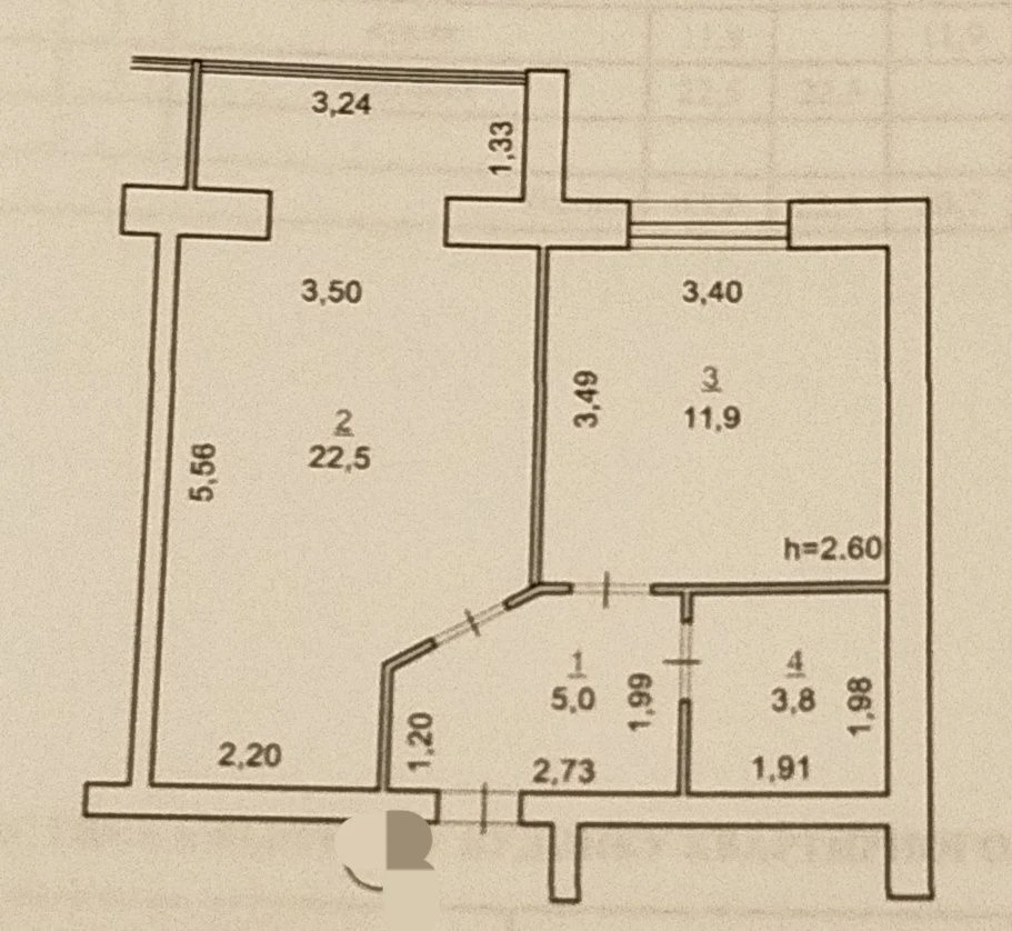 Продам 1к квартиру у центрі міста