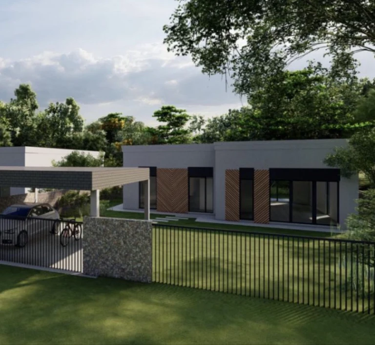 Sale of a house under construction.