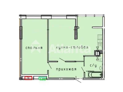 2-комнатная квартира с ремонтом и видом на море ЖК «31 Перли»