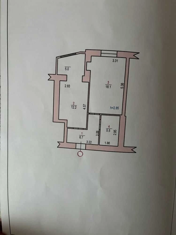 Sale of 1-bedroom apartment in the Nabezhny Quarter, Nabezhny Quarter, good condition, top location