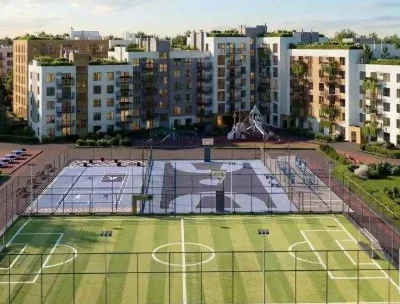 Apartment in a gated residential complex
