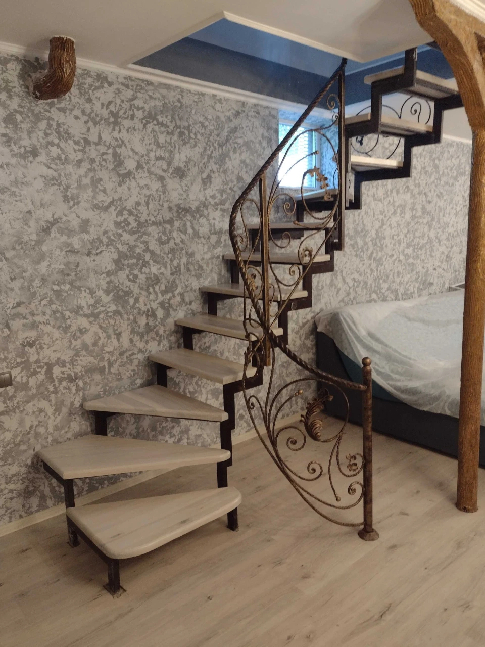 Stairs. Railings. Metal Structures.