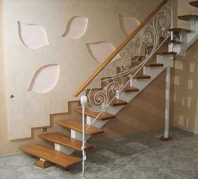 Stairs. Railings. Metal Structures.