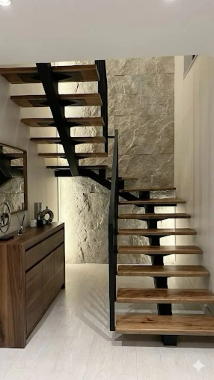 Stairs. Railings. Metal Structures.