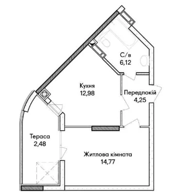 Квартира в ипотеку, недалеко от метро, 15 минут