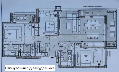 Sale of a 4-bedroom apartment with a terrace in the "Faina Town" residential complex, Kyiv