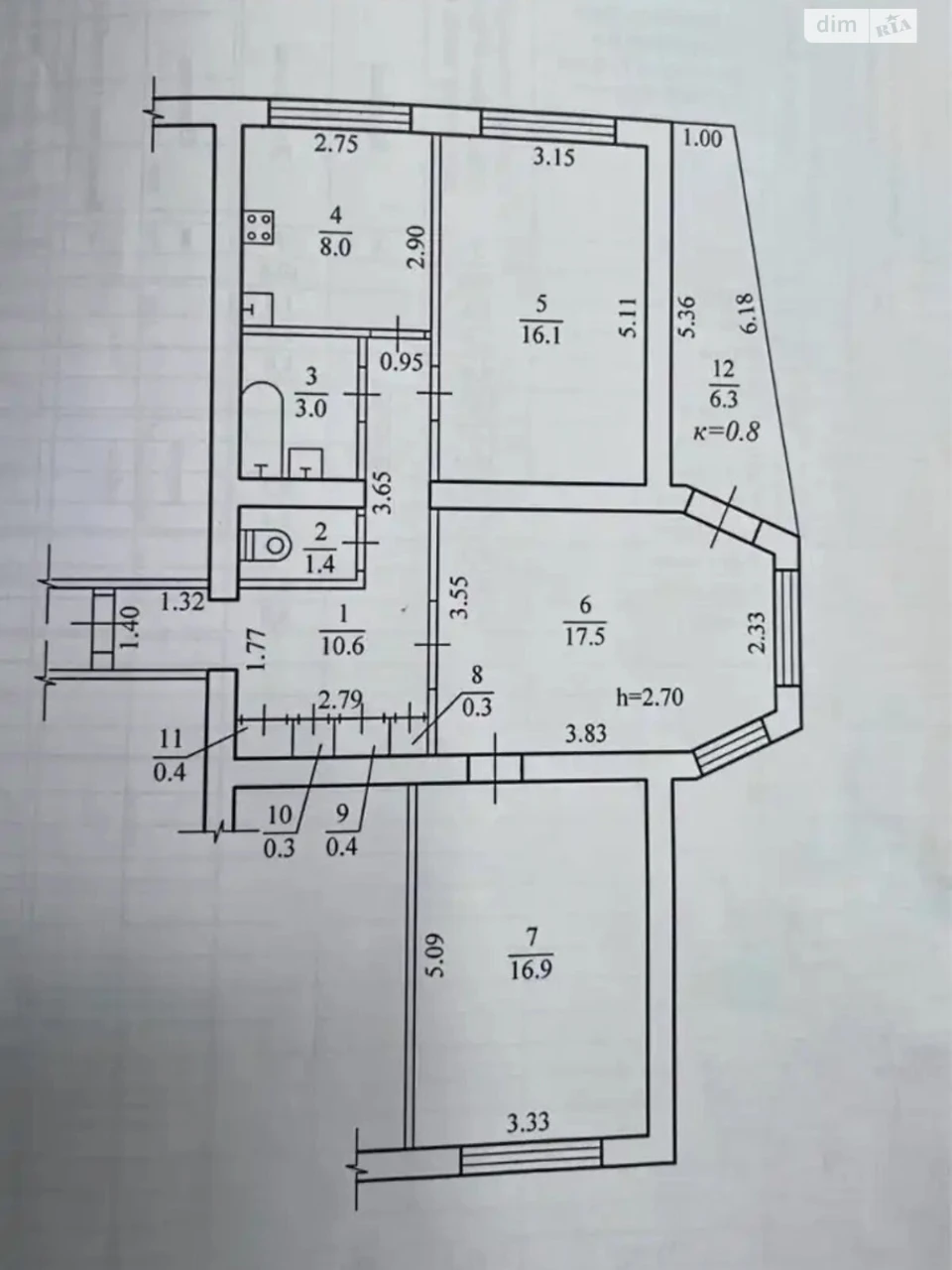 Sale of Apartment in Nagorny