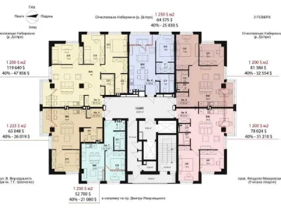 Apartment. Dnipro, Feodosia Makarevsky Street