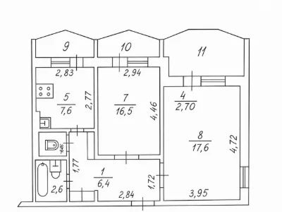 Продажа Квартиры в поселке Котовского