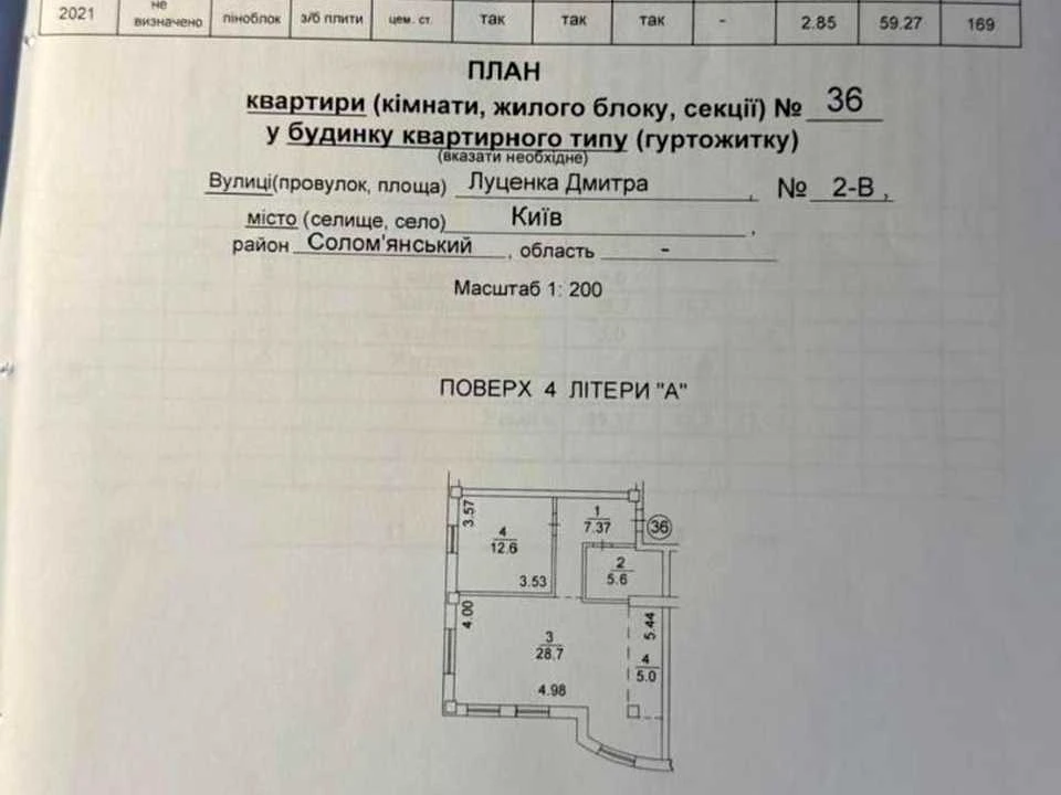 Квартира. Київ, Дмитра Луценка вул.