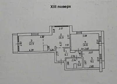 3к 66 м² панорамное остекление, новострой таирова - программ