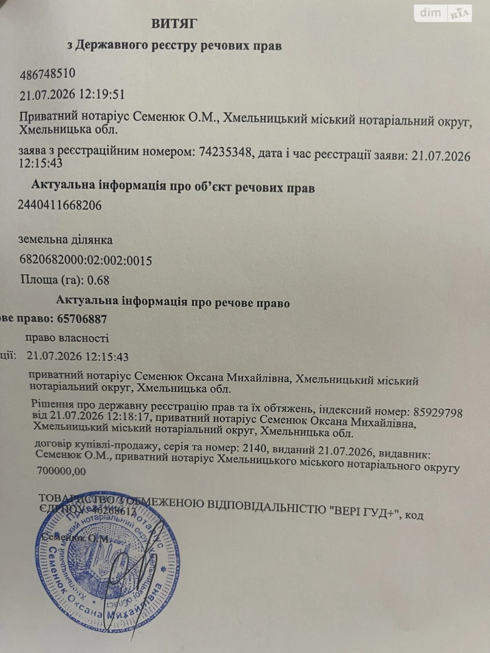 Продаж Земля сільськогосподарського призначення