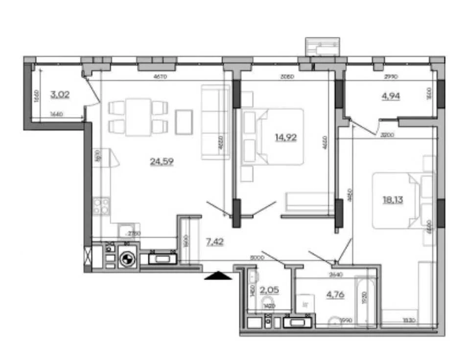 Apartment. Lviv, Promyslova Street