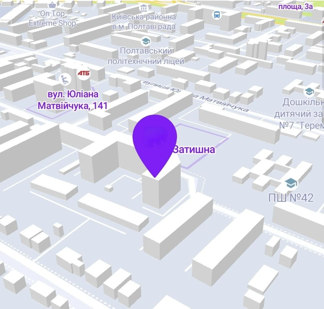 Продажа 2-комнатной квартиры в центре Полтавы | ул. Затишная