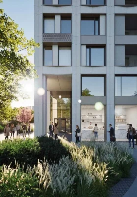 Продаж однокімнатної квартири площею 39 м² у новому житловом