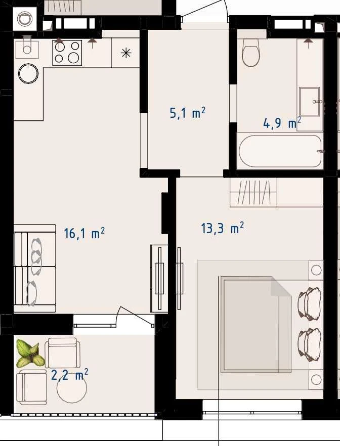 Sale of Apartment in Grey Fort Residential Complex - No Commission