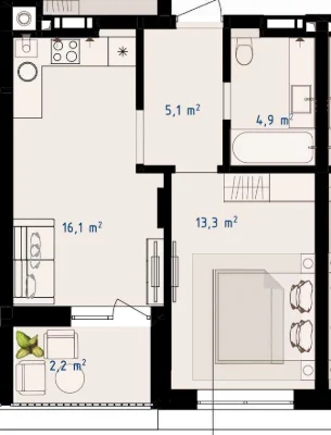 Sale of Apartment in Grey Fort Residential Complex - No Commission