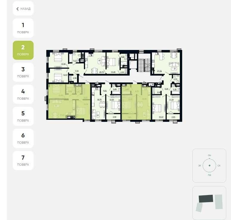 Продажа 3-комнатной квартиры в престижном ЖК Viking Hills на