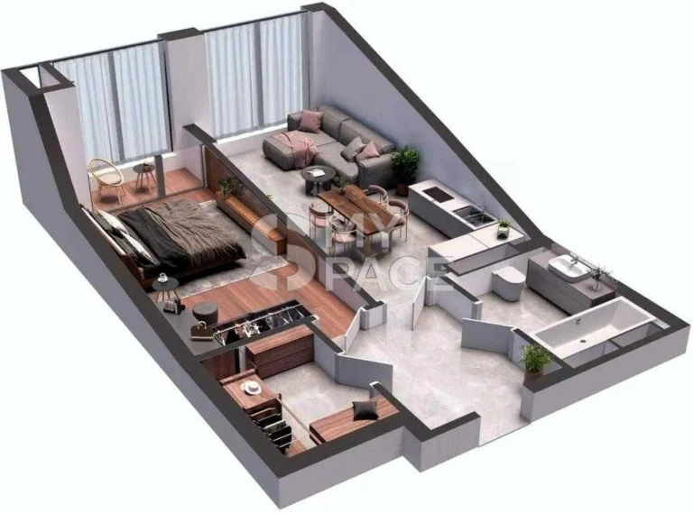 1 room, 77 sq.m. Antonovicha Gorkogo 136, Velyka Vasylkivska, Holosi