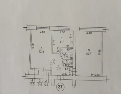 Продаж 2-кімнатної квартири! ХТЗ! Вул. Северина Потоцького 22.