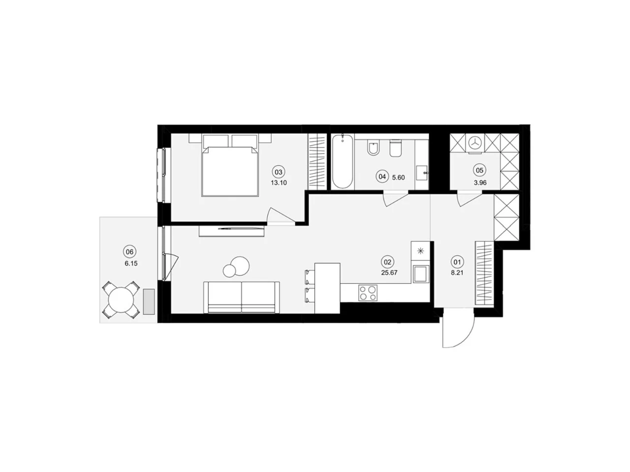 Продажа квартиры в Пасечной
