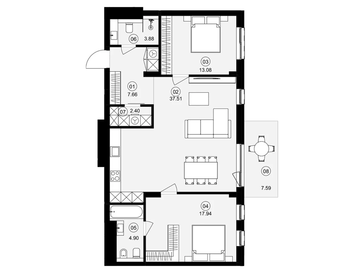 Sale of an Apartment in Pasichna