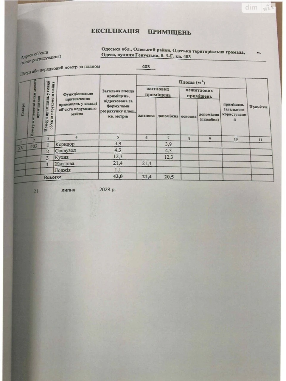 Продается квартира в Аркадии