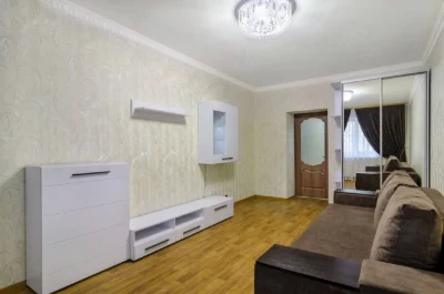 Sale of a luxurious 1-bedroom apartment in a new building with renovation and furniture on Prospekt Svobody (Prokof'yeva Street)