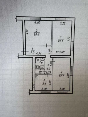 For Sale 3-bedroom apartment in Nagorka