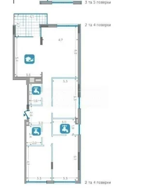 Продаж 3к квартири 141 кв. м на вул. Осокорська 7.1 • ID 346
