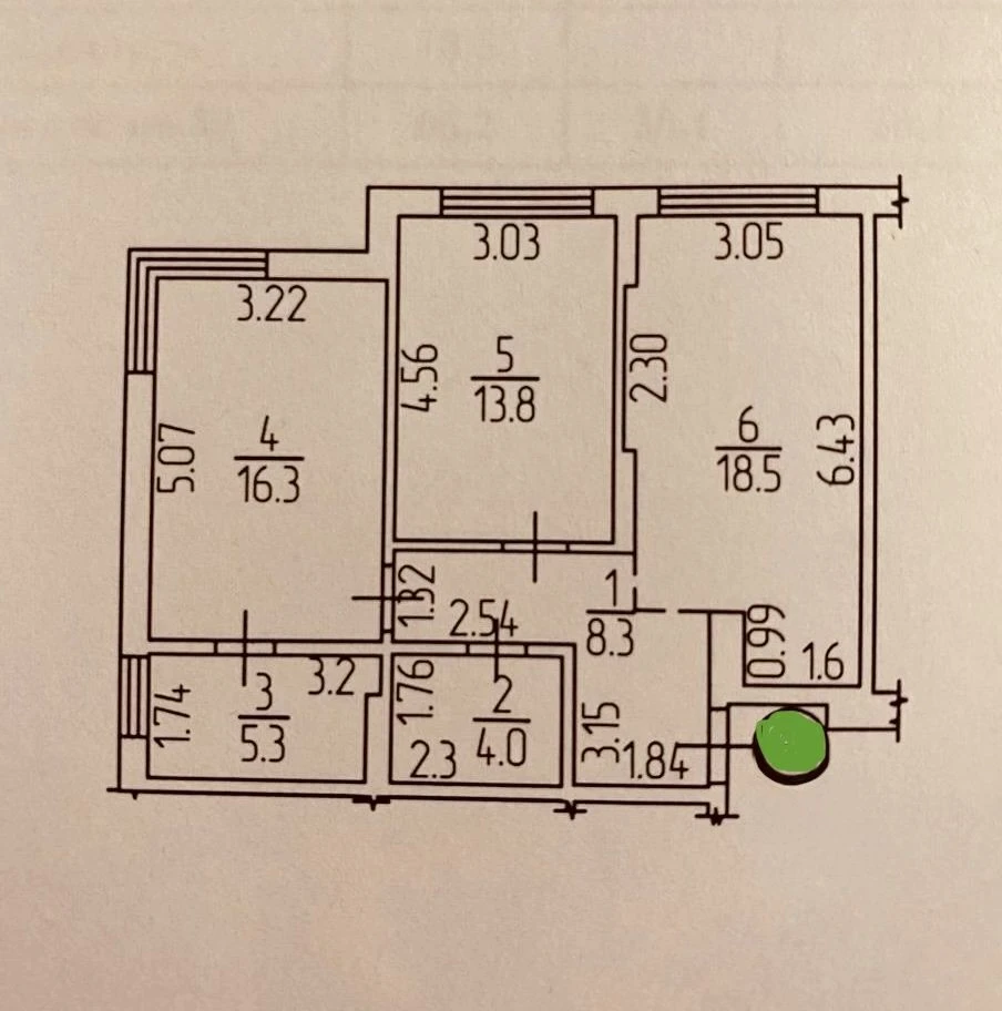 Sale of 1-bedroom apartment in the A+Y residential complex, Kovalevka district.