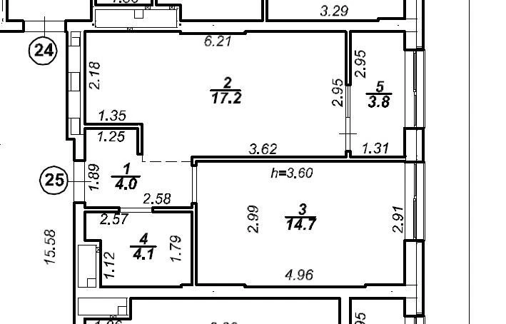 1-room apartment