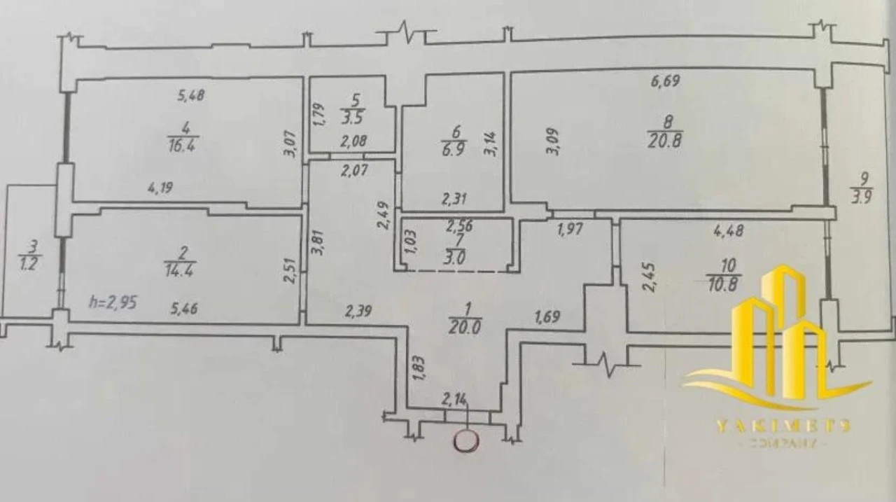 ВИДОВА! Продаж 3к квартири 101м² з ремонтом в ЖК Велика Брит