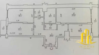 ВИДОВА! Продаж 3к квартири 101м² з ремонтом в ЖК Велика Брит